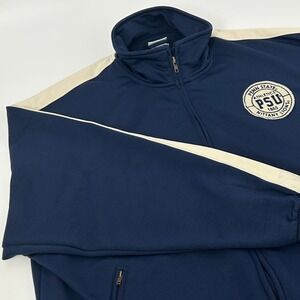 Penn State Nittany Lions PSU Track Jacket Mens XL Blue Pro Edge Full Zip